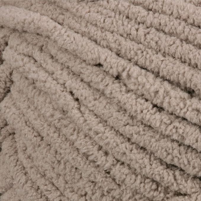 Bernat BABY BLANKET BB Baby Sand Yarn - 1 Pack of 10.5oz/300g - Polyester - #6 Super Bulky - 220 Yards - Knitting/Crochet