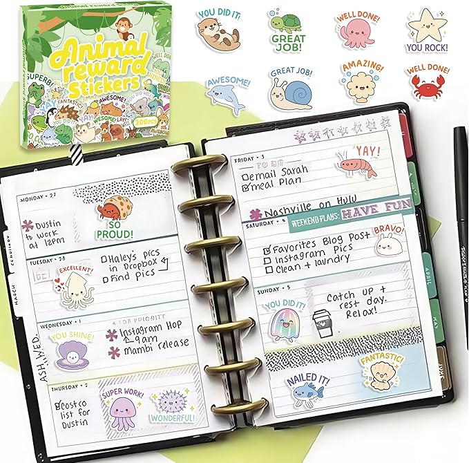 cute stickers bulk for kids,girls,boys,teens adult water bottle laptop, phone (teacher reward stickers)
