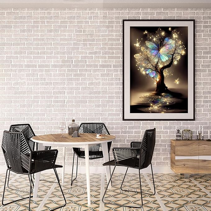 WUDWL Diamond Painting Kits for Adults - Tree of Life DIY 5D Diamond Art Kits Full Drill Diamond Dots Paintings with Diamonds Gem Art and Crafts Home Decor 12x16inch