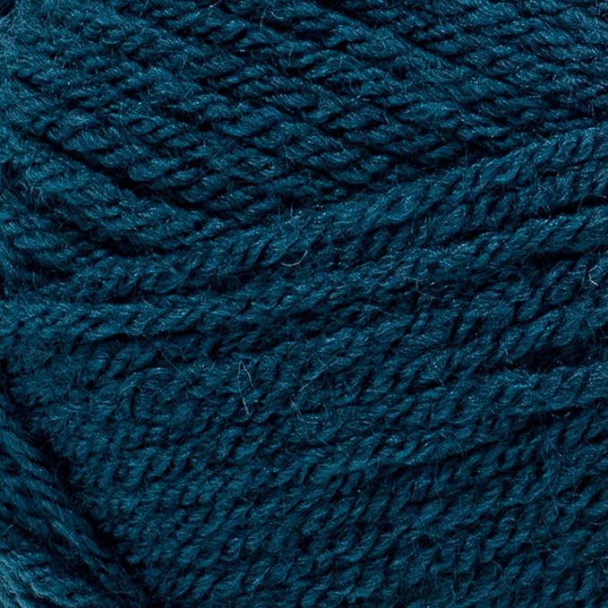Lion Brand Yarn, Vanna's Choice Worsted Weight Yarn for Knitting, Crochet and Crafts, Orion Blue, 3 Pack, Soft Acrylic Fiber for Scarves, Hats and Blankets