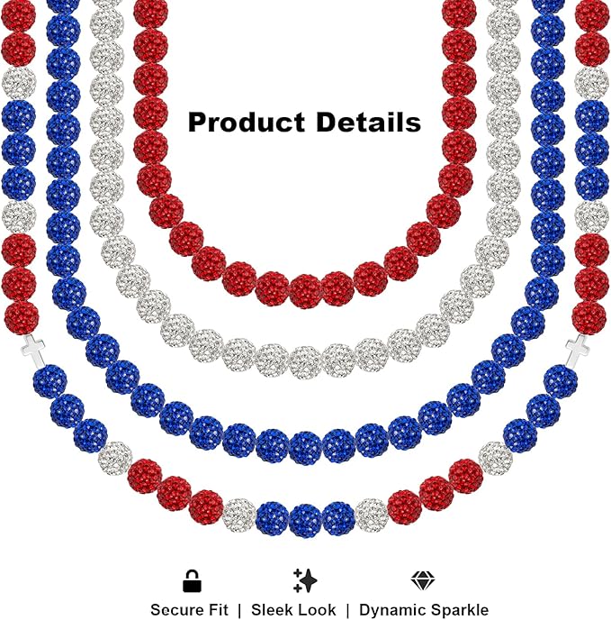 256Pcs 10mm Rhinestone Beads Kit for Jewelry Making, 3 Colors Round Disco Ball Sparkly Beads with Cross Charms and Accessories for DIY Baseball Necklaces Bracelets Earrings