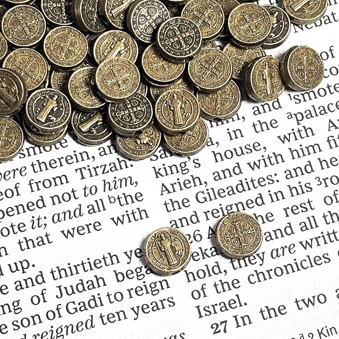 100pcs 6mm Silver Jesus Cross Beads, Engraved Catholic Religious Bead Accessories for DIY Rosary, Bracelet & Necklace Making, Zinc Alloy Small Cross Beads, Craft Jewelry Supplies