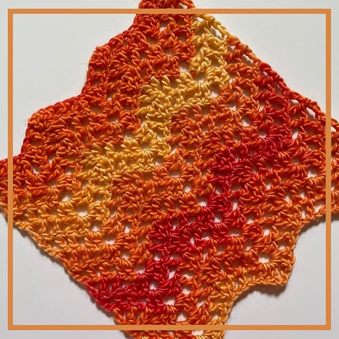 Wool Wonders Yarn for Crocheting, 4-Pack (640Yds / 400G), Free Patterns - Wool Yarn for Knitting - Aran/Heavy #4 Medium Worsted Weight - Flaming Orange