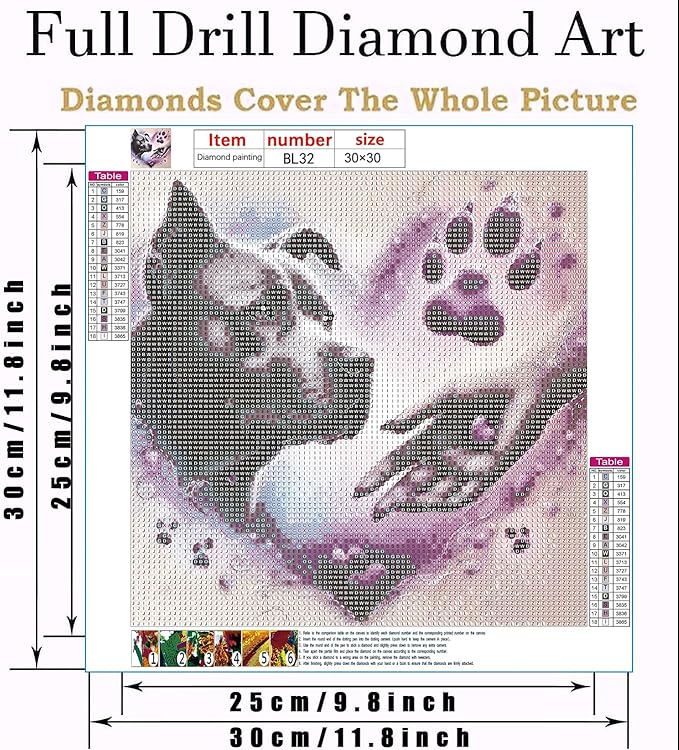 LILEIDECO Diamond Painting Kits for Adults DIY 5D Diamond Art Paint with Round Diamonds Full Drill Gem Art Love Black Dog Painting Kit for Home Wall Decor Gifts 11.8x11.8inch