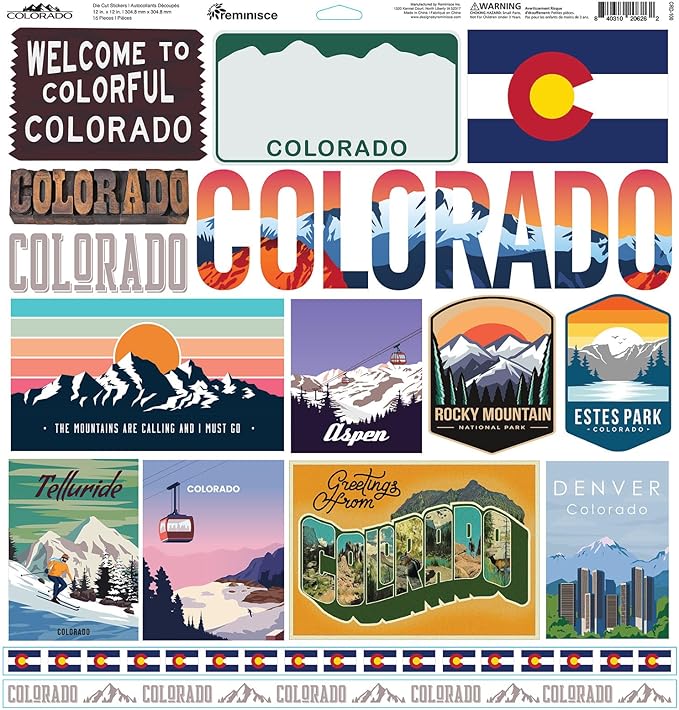 Reminisce Colorado Scrapbook Collection Kit