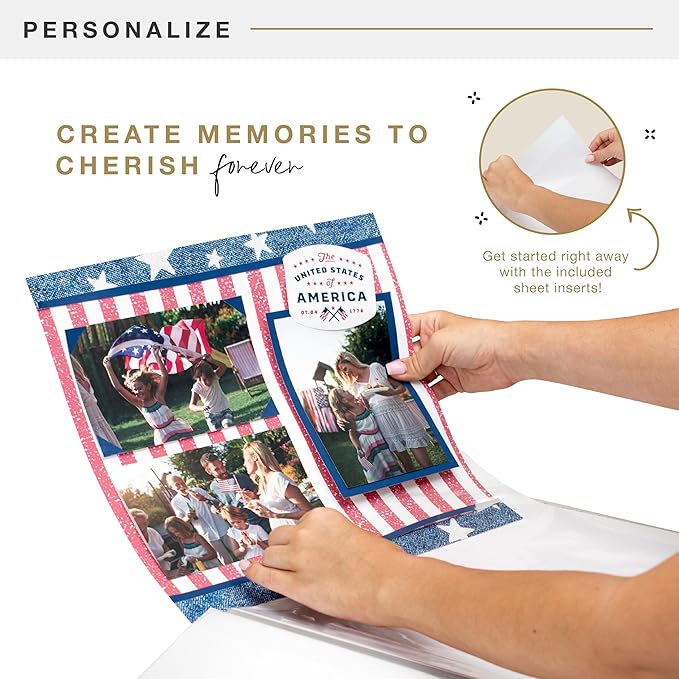 12x12 Scrapbook, American Flag