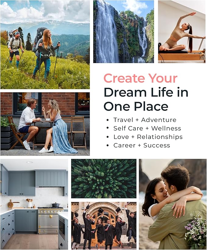 Vision Board Book Magazines with 1000+ Images – Scrapbook Supplies, Crafts for Adults, Clip Board, Junk Journal Supplies, Journaling Supplies, Board Books, Scrapbooking Supplies, Art Kit