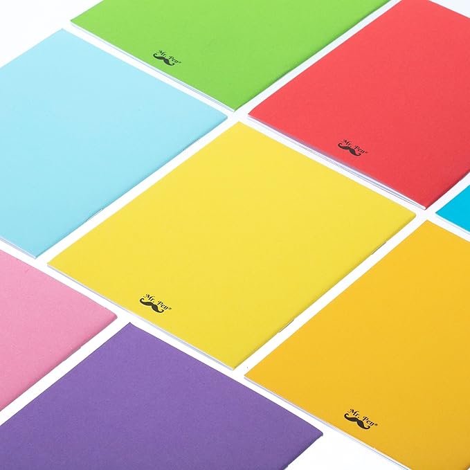 Mr. Pen- Colorful Blank Books, 4.25" x 5.5", 32 Pages, 16 Pack, Bulk, Blank Notebooks for Kids, Mini Notebooks for Kids, Mini Journal for Students, Blank Journal for Kids, Unlined Notebook