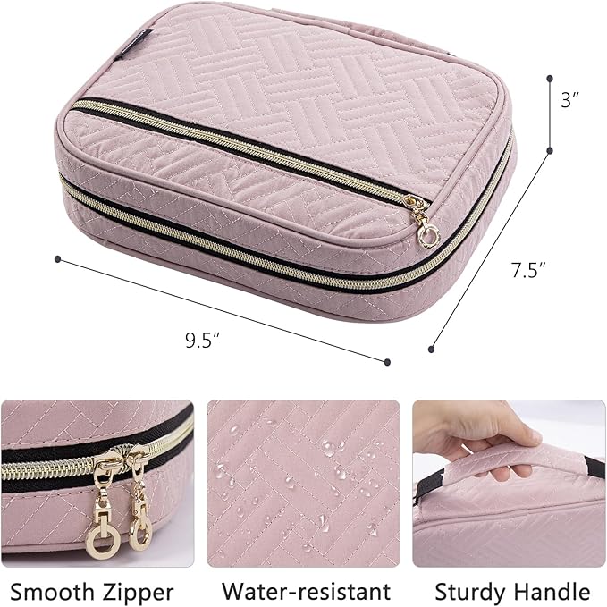 Crochet Hook Case Empty - Quilted Crochet Organizer Case- Crochet Hook Holder for Circular Knitting Needles, Crochet Hooks (up to 8") Knitting & Crochet Supplies - Knitting Accessories
