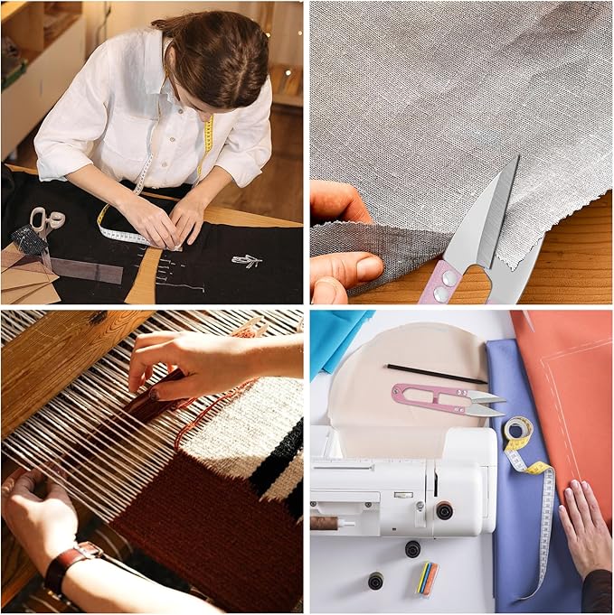 UCEC Thread Snips for Cutting, Thread Cutter Yarn Scissor for Crocheting, Embroidery Scissors Small Sewing Snips Fabric Scissors, 6 Pack