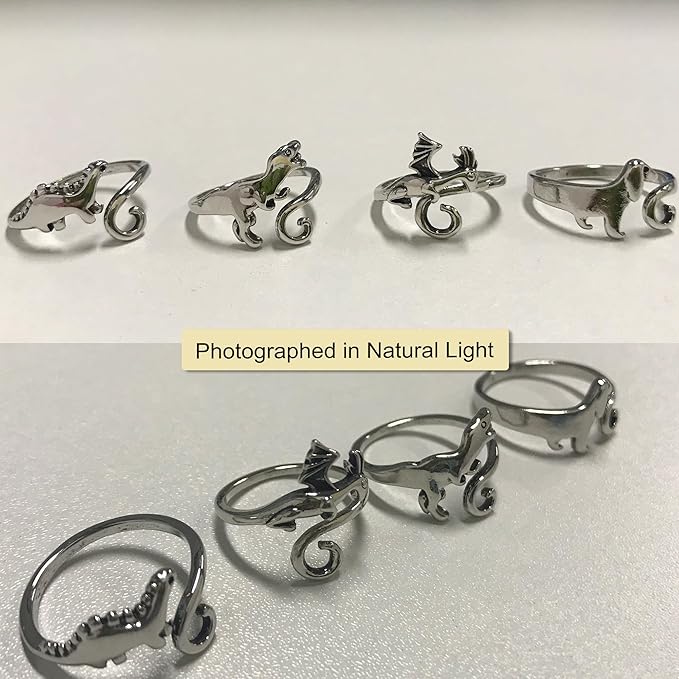 4 Pieces Crochet Ring for Finger Adjustable Yarn Tension Rings for Crocheting Yarn Guide Knitting Rings Crochet Tools