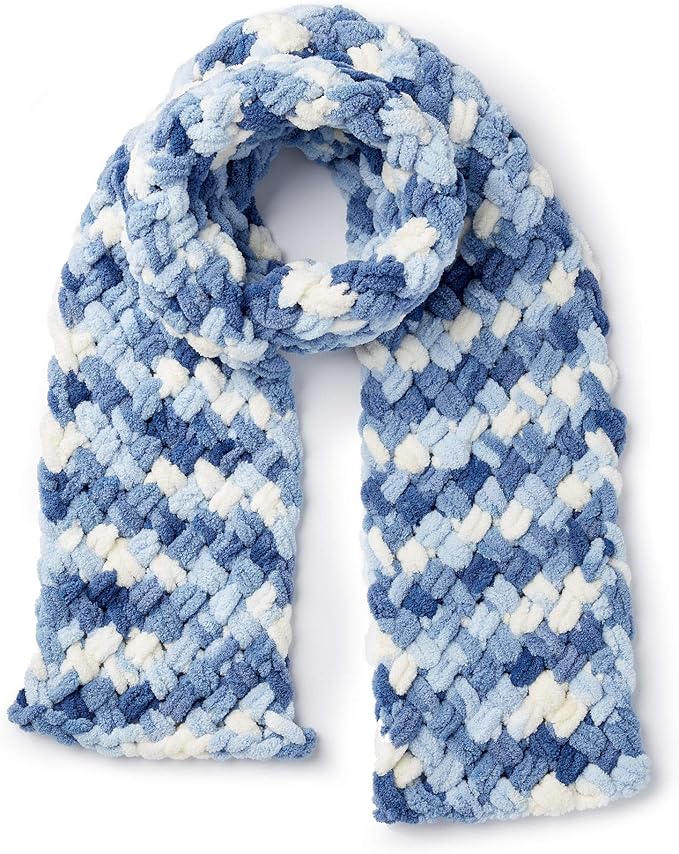 Bernat Alize Blanket-EZ Yarn, Denim Blues