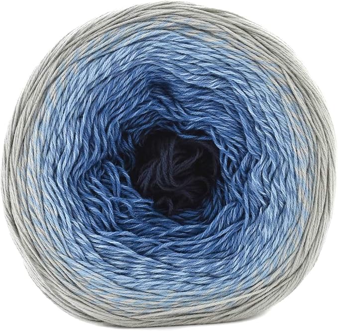 Yarn Art YarnArt Flowers Yarn 55% Cotton 45% Acrylic 250gr 1094yds Multicolor Cotton Yarn Rainbow Crochet Yarn Spring Summer - 1 Fine Sport Skein (271)
