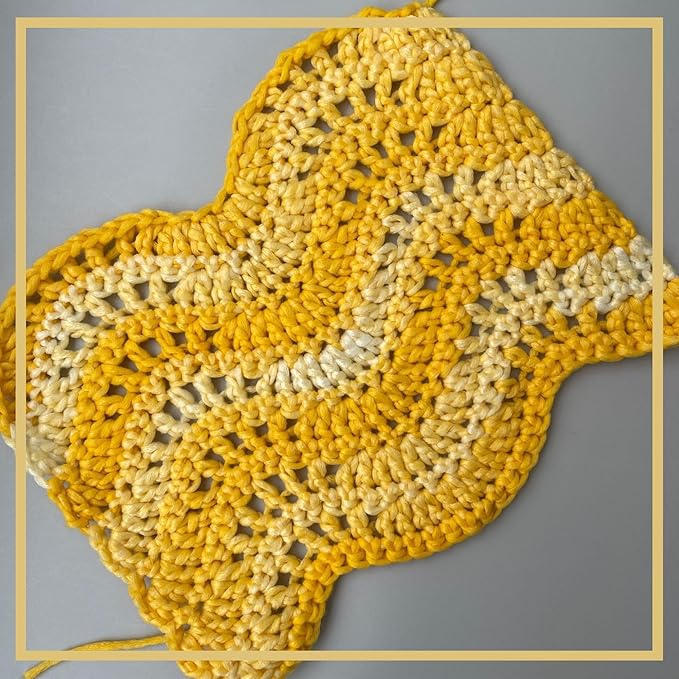 Ombré-Encore Chunky Ombre Yarn for Crocheting, 3 Balls, 507Yds/420G, Free Patterns - Multi Colored Bulky 5 Weight Yarn for Knitting - Duck Yellow
