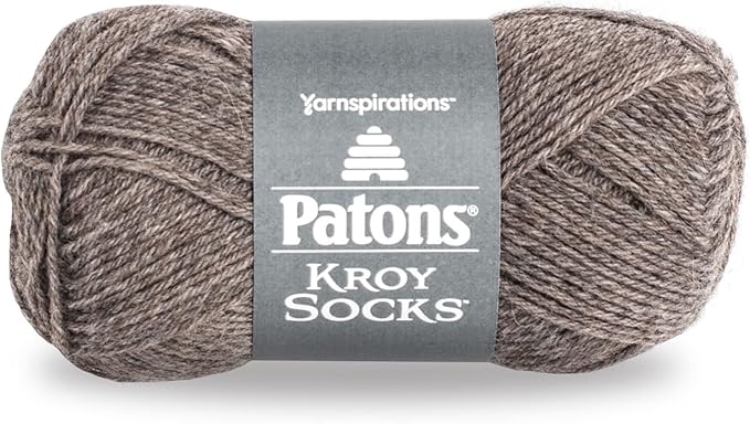 Patons Kroy Socks Yarn - 1.75 oz - Flax - For Crochet, Knitting & Crafting