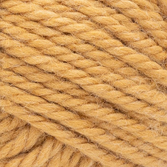Lion Brand Yarn Respun Thick & Quick Yarn for Knitting and Crocheting, Squash, 1 Pack