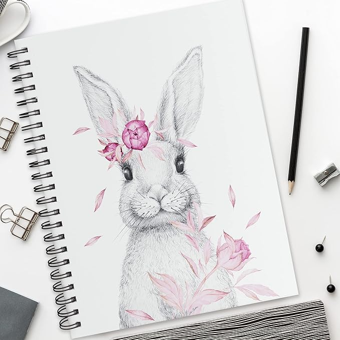 fixsmith 9"x12" sketch book | 400 sheets (68 lb/100gsm) sketchbook| 4 pack (100 sheets each) |acid free drawing paper | spiral bound sketchpad for beginners,artists & professionals | bright white