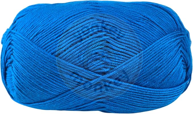 10-Pack of Yonkey Monkey 500 Grams Yarn - 70% Rayon derived from Bamboo, 30% Cotton - Imported - Blue 9056