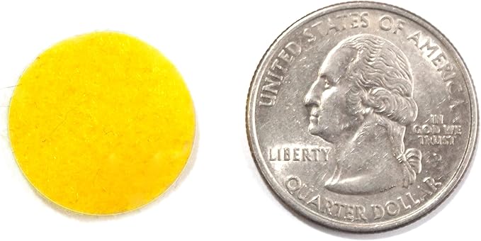 Playfully Ever After Yellow Craft Felt Circles (3/4 Inch - 150pc)