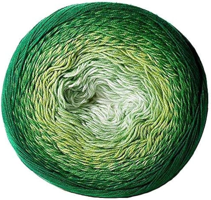 Yarn Art YarnArt Flowers Yarn 55% Cotton 45% Acrylic 250gr 1094yds Multicolor Cotton Yarn Rainbow Crochet Yarn Spring Summer - 1 Fine Sport Skein (283)