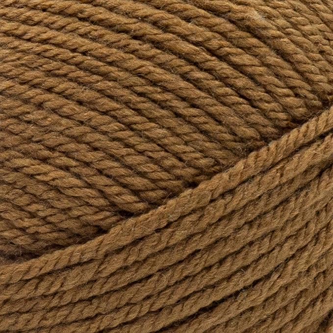 Lion Brand Yarn Basic Stitch Anti-Pilling Yarn for Crocheting, Knitting, and Crafts, Nutmeg, 1 Pack