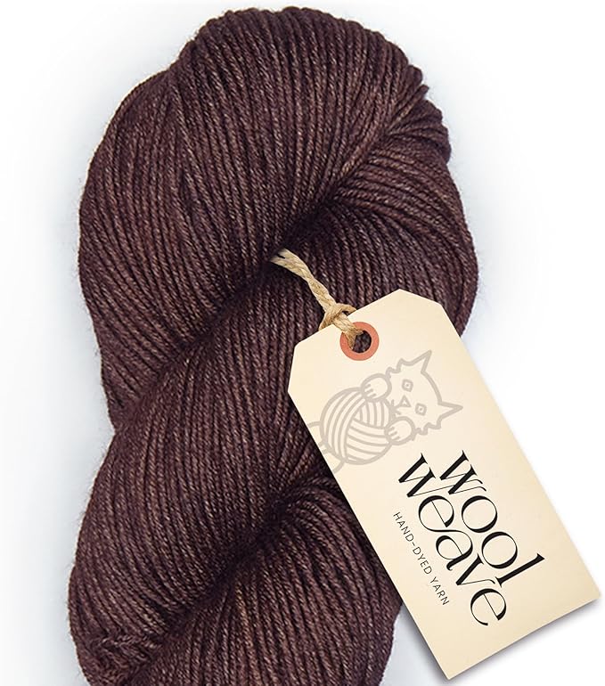 Superwash Merino Wool Yarn for Knitting & Crocheting - Premium Hand Dyed Yarns, 100gr, 240 Yards Dk Weight Yarn - Luxurious, Soft & Durable Yarns