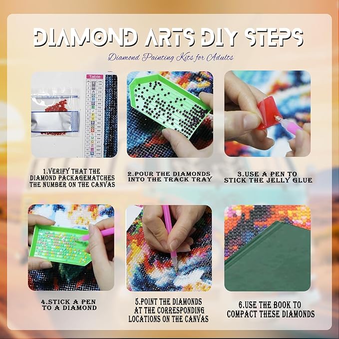DOTZSO Diamond Art Kits for Adults, 5D Skull Diamond Painting Kits for Adults,DIY Full Drill Diamond Art Painting Kits Gem Art and Crafts 11.8x15.7 (Inches)