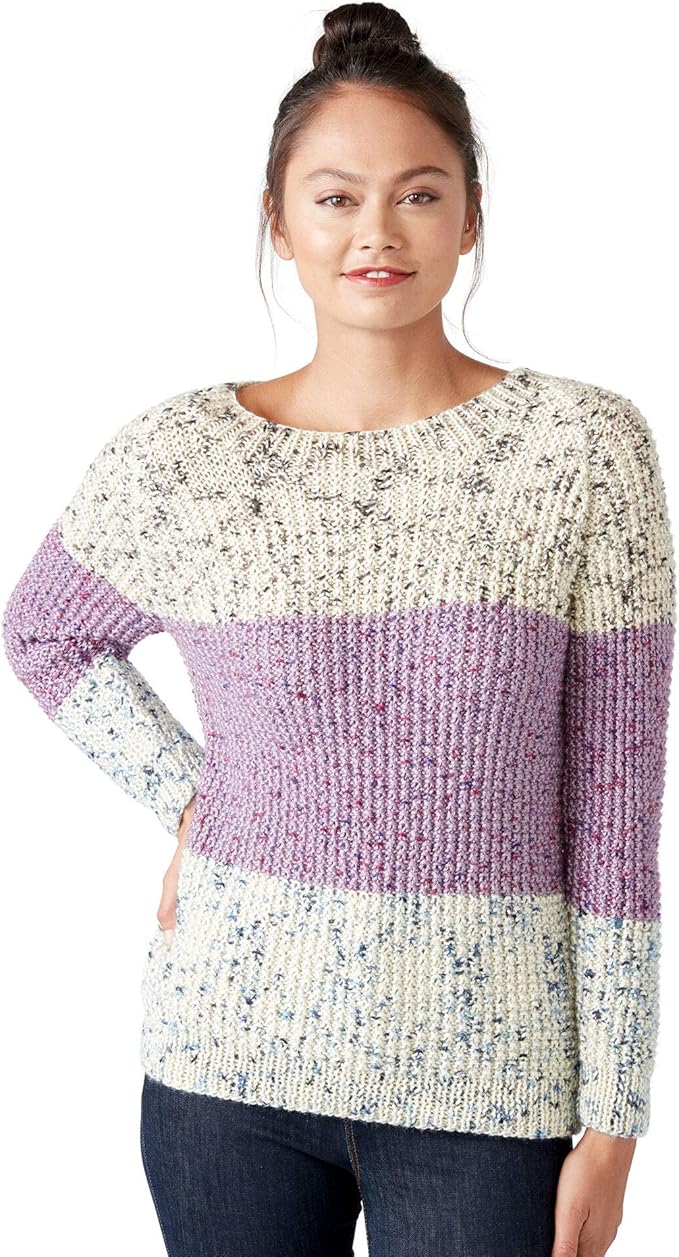 CARON Simply Soft Speckle Yarn, Lipstick