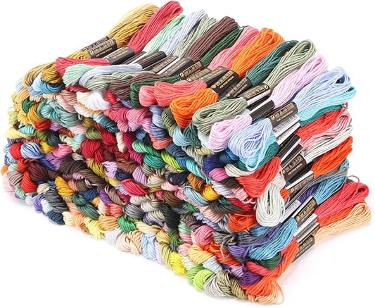 300 Colors Embroidery Floss Kit - Premium Friendship Bracelet String and Yarn for Crafts, Durable Embroidery Thread for DIY Projects
