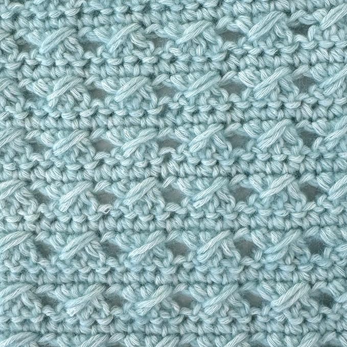 Cotton to The Core Cotton Yarn for Crocheting, 6-Pack (852 Yds / 300G), Free Patterns, Beginners Friendly - Soft Baby Yarn for Knitting - 3 DK Light Worsted Weight - ICY Blue