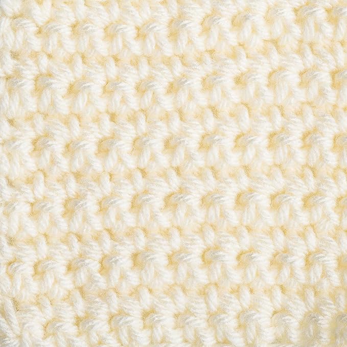 Caron One Pound Cream Yarn - 2 Pack of 454g/16oz - Acrylic - 4 Medium (Worsted) - 812 Yards - Knitting/Crochet