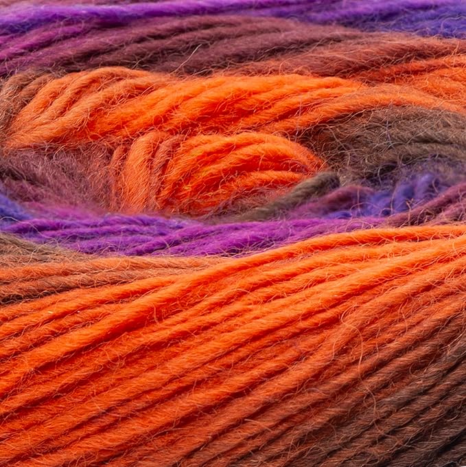 YarnArt Forza Festival Self-Striping Wool Blend Fingering Yarn, 100g (459 yd) – Gradient Color Yarn for Knitting, Crochet, Socks & Shawls (2903)