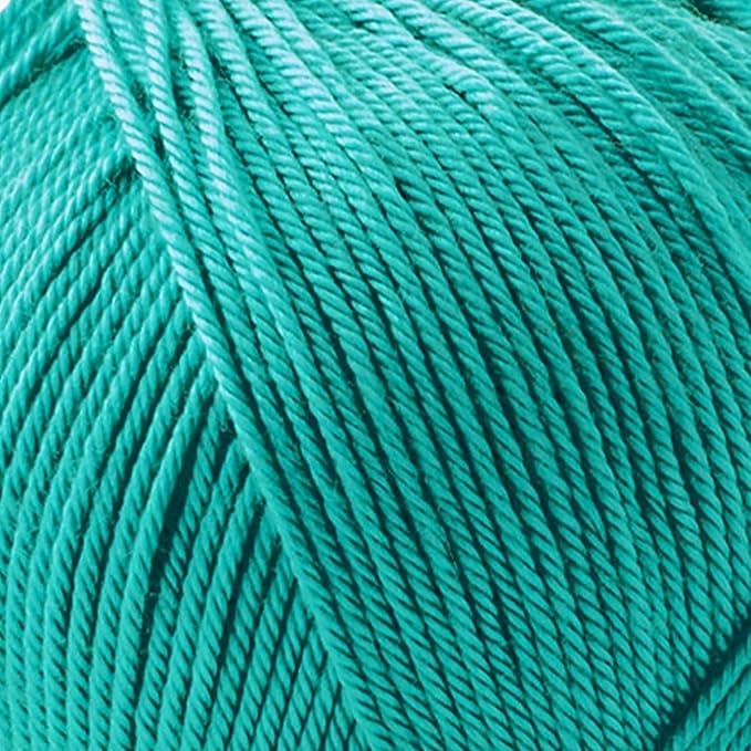 Silky Touch Acrylic Yarn - Soft Sport Weight Yarn for Crochet & Knitting - 100g / 383yds - 100% Microfiber Acrylic - Lightweight Fine Smooth Yarn(Green - Emerald Green, 2 Skeins)