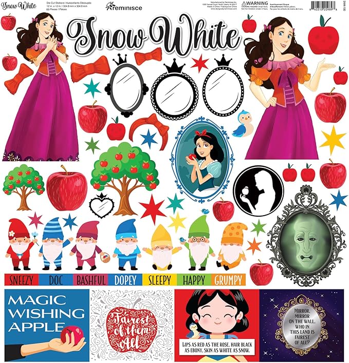 Reminisce Snow White Scrapbook Collection KIT