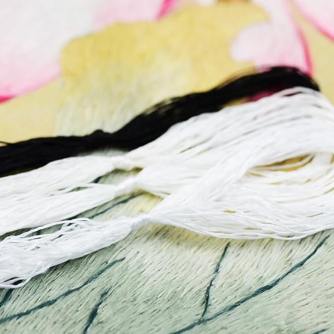 4 Skeins Mulberry Silk Floss Embroidery Thread Floss-Cross Stitch Threads China Silk Woven Jewelry Threads DIY Sewing Kits (19)