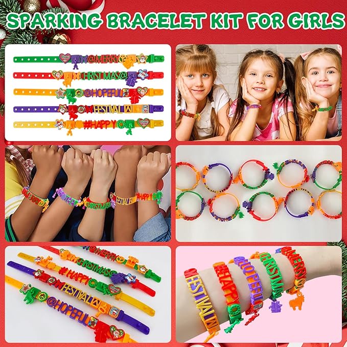 dupamind art & craft kits for kids, diy friendship bracelet making kit for girls, jewelry making, christmas gifts for ages 5-12, toys for ages 5, 6, 7, 8, 9, 10, 11, 12 years old, party craft activity