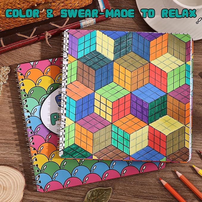 Women's Coloring Book 30 Pages Symmetrical Pattern Coloring Books for Adults to Relax and Relieve Anxiety, Gift for Mother's Day, Birthdays, Christmas, Anniversaries