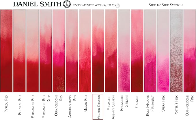 Daniel Smith Extra Fine Watercolor Paint, 5ml Tube, Alizarin Crimson, 284610004