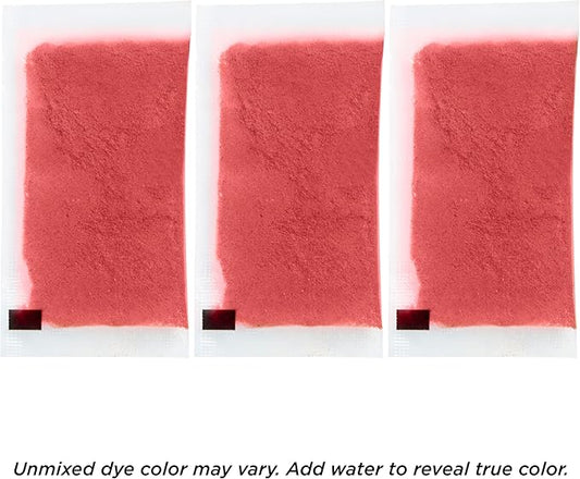 Tulip One-Step Tie-Dye Kit , 3 Fabric Dye Refill Packs, Packs, Coral