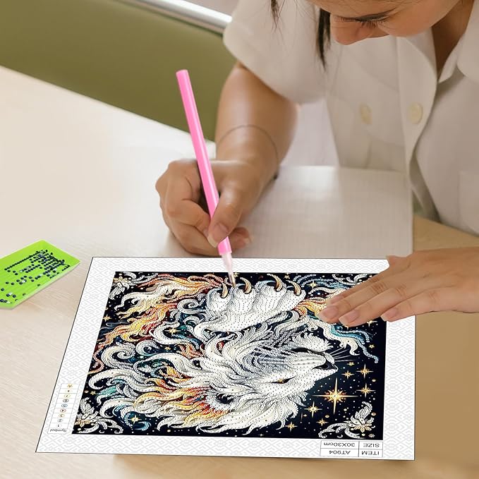 AiYuanzsh 5D Special Shaped Diamond Painting Kit - Mighty King Lion Design, Unique Crystal Rhinestone Diamond Art Set for Beginners and Adults, Perfect for Home Wall Decor and Holiday Gifts