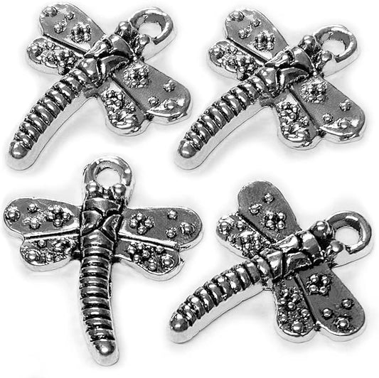 Heather's cf Silver Sea Charms – Antique Pendants, Non-Tarnish, Lead-Free & Nickel-Free, Bulk Ocean Animal Charms for DIY Jewelry, Bracelets, Necklaces, Earrings, Beach Craft Supplies (Sea Animals)