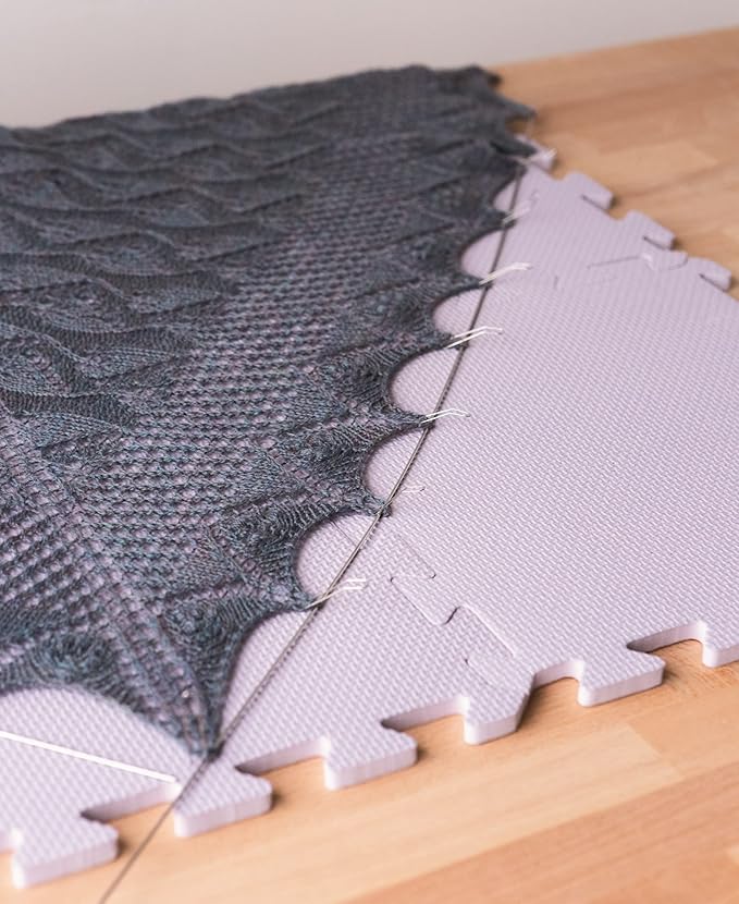 Knit Picks Blocking Mats for Knitting and Crochet, Pack of 9 Textured Blocking Boards