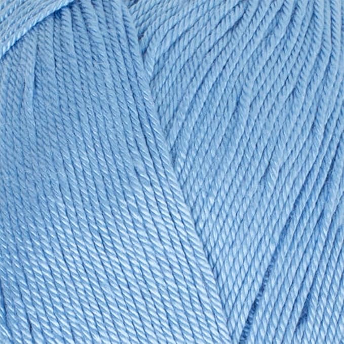 Estako Dream, 100% Microfiber Acrylic Yarn, Soft, Super Fino/Fingering Weight (1) for Crochet and Knitting 3.5 Oz (100g) / 382 Yrds (350m) (75028 - Blue)