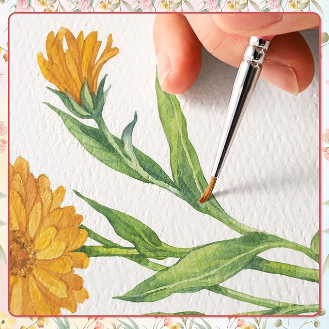 20 Sets Watercolor Cards with Envelopes, 140lb/300GSM Watercolor Paper Cards, 4x6 Inch Foldable Blank Cards and Envelopes for Wedding Invitations Greeting Thank You Card Mothers Day Gifts for Mom