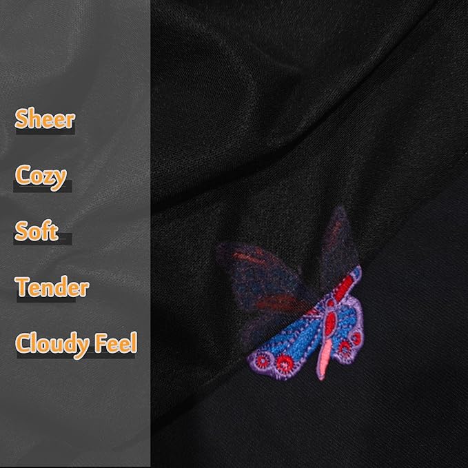 New brothread Soft & Cozy Embroidery Stitch Cover 12" x 10 Yd Fusible Light Weight Stabilizer Covering Scratchy Stitches - Black