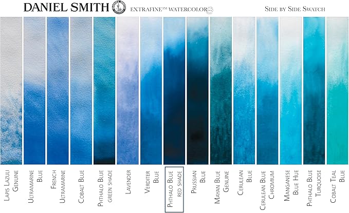 Daniel Smith Extra Fine Watercolor Paint, 5ml Tube, Phthalo Blue(RS), 284610119