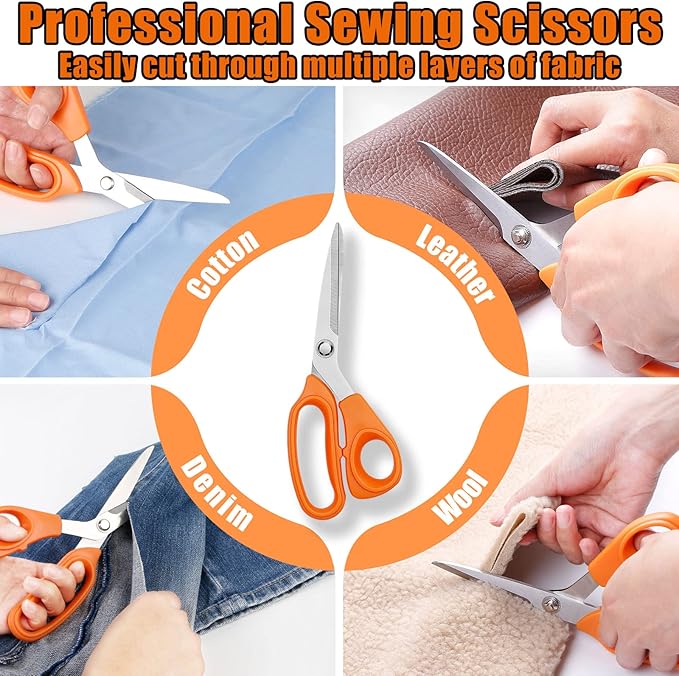 Sewing Kit for Adults,Maxfanay Needle and Thread Kit for Sewing,Professional Sewing Supplies Accessories with Tailor Scissors,43XL Thread,30 Needles,Yarn Snips and More for Travel Home Beginners