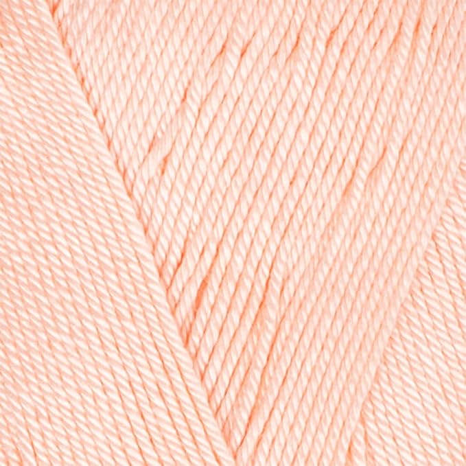 Estako Dream, (4 Skeins Pack) 100% Microfiber Acrylic Yarn, Soft, Super Fino/Fingering Weight (1) for Crochet and Knitting (4 x 3.5 Oz) / (4 x 382 Yrds) (72039 - Salmon)
