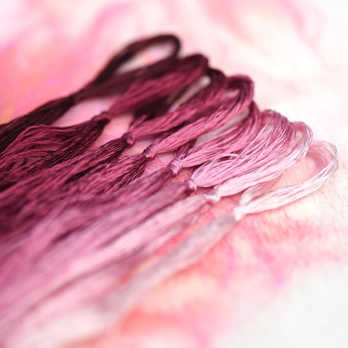 Natural 100% Mulberry Handmade Embroidery Silk Thread Silk Floss (80)