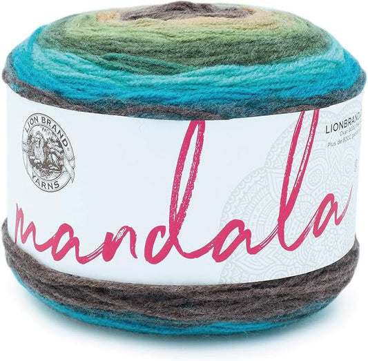 (1 Skein) Lion Brand Yarn Mandala Yarn, Dragon